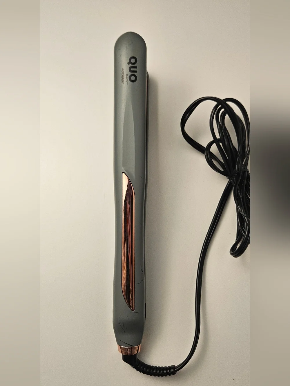 QUO by Conair Ceramic Hair Straightener Flat Iron Adjustable Heat - Picture 5 of 8